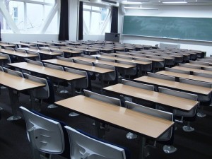 empty classroom