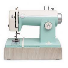 blue sewing machine