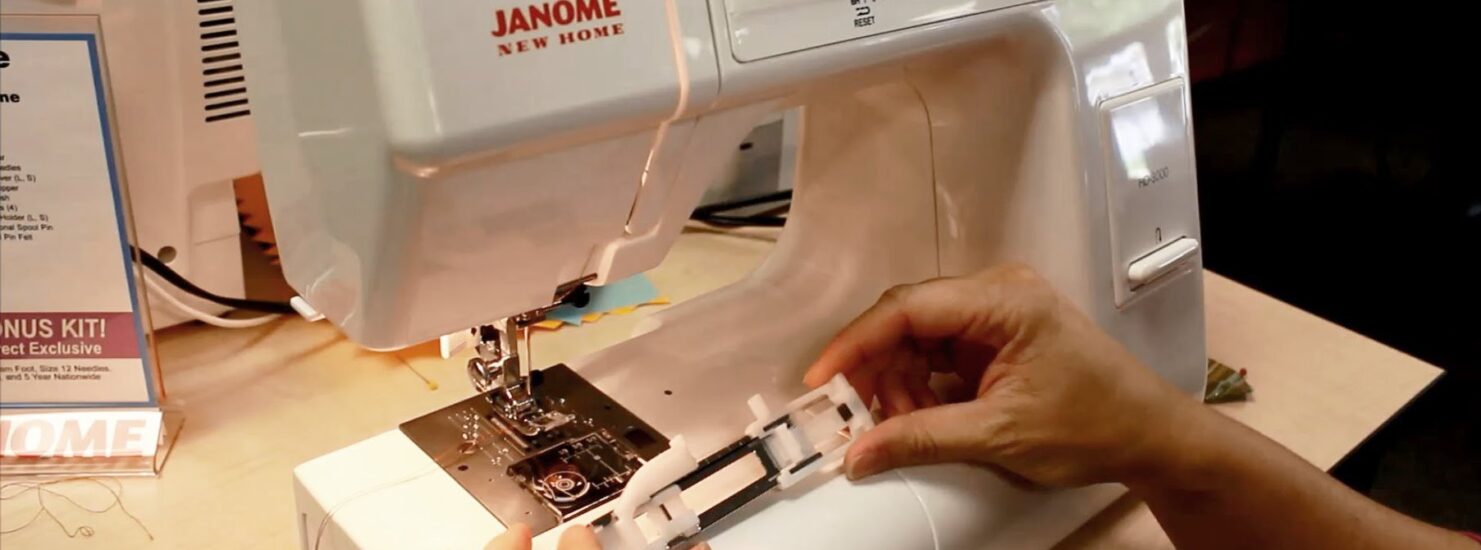 someone using sewing machine