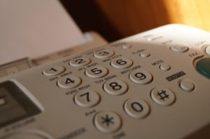 old fax machine